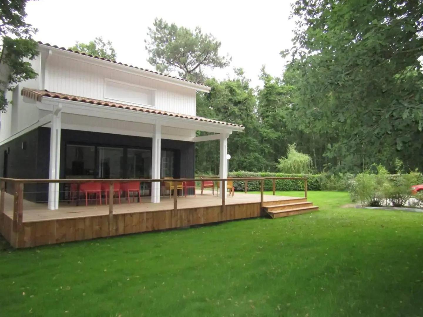 Grand Chalet De Pitrot Lacanau Exterior foto